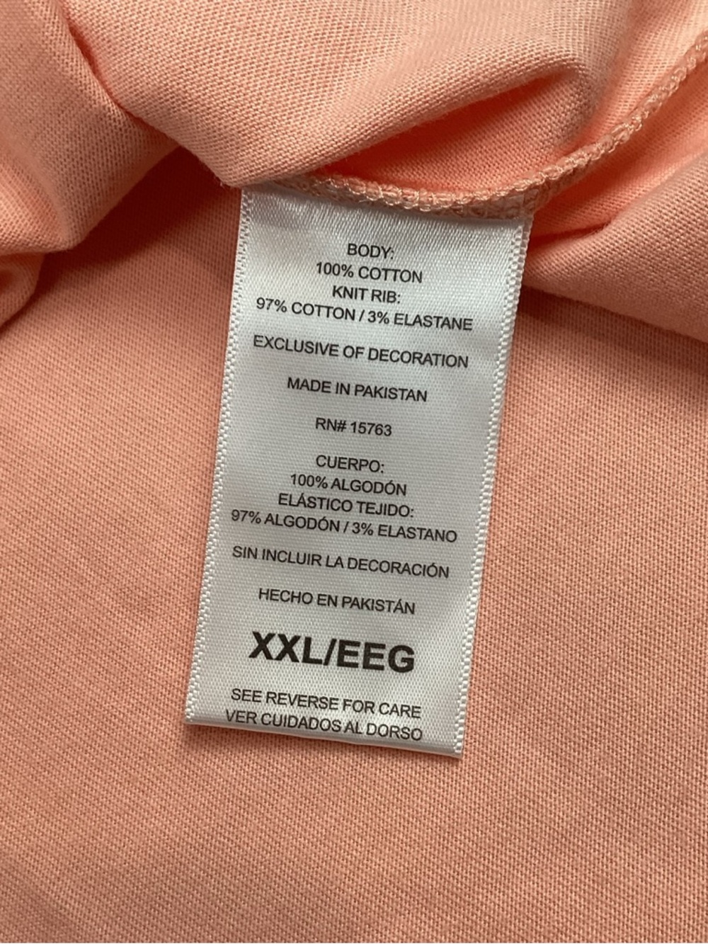 Champion Women’s XXL Short Sleeve Peach Color Tee T-Shirt NEW! Retail $25 - Picture 6 of 11